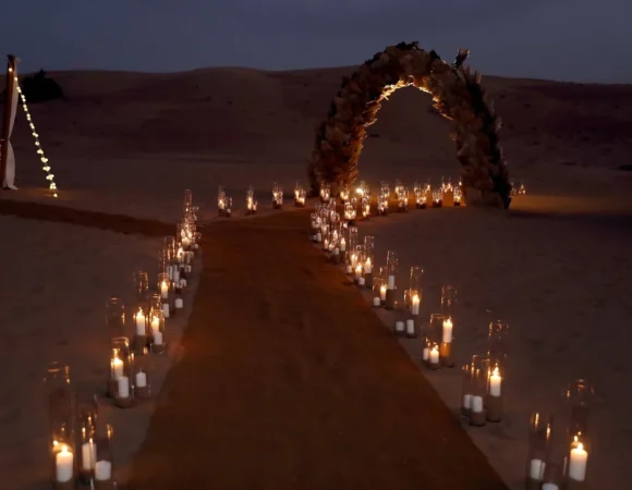 Romantic Dinner in The Desert